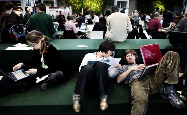 Copenhagen Diary: COP15 Unidentified NGO delegates