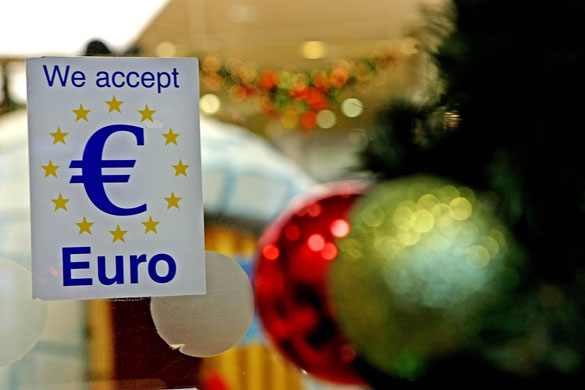 Week in Business: A Euro sign in the Quays Shopping Centre, Newry