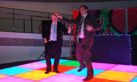 Boris Johnson on the dancefloor