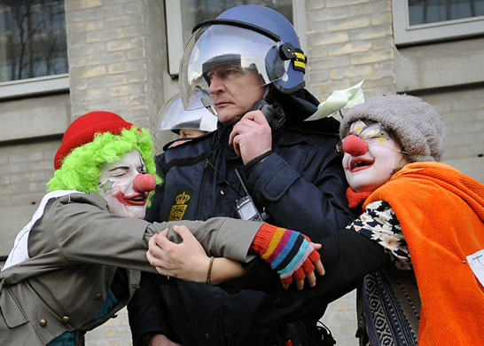 copenhagen day 6: Climate change demonstrators