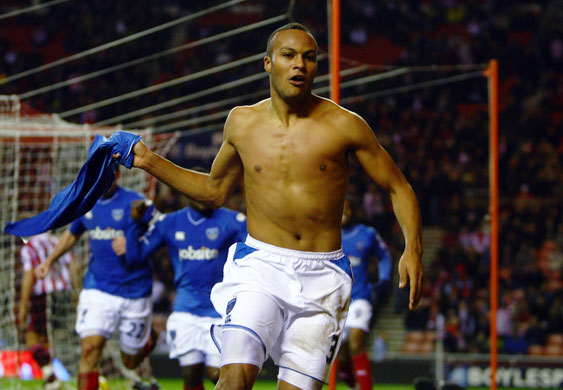 Sat round up: Younes Kaboul celebrates getting the equaliser for Pompey