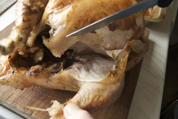 Turkey carving: Turkey carving