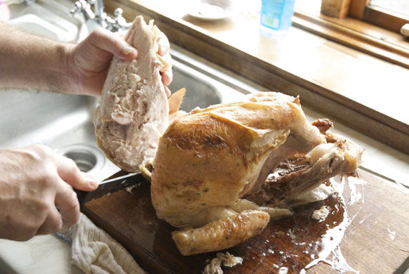 Turkey carving: Turkey carving