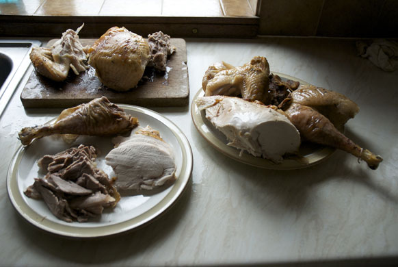 Turkey carving: Turkey carving