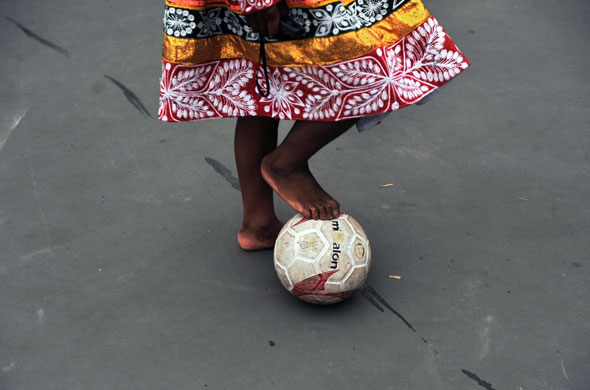 Peruvian women's football: Mamacha national female soccer championships in Lima, Peru