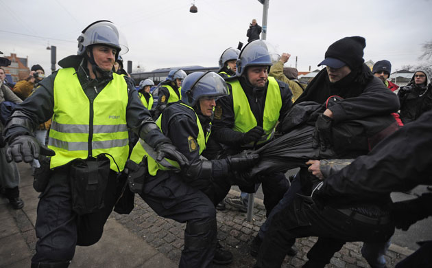 Copenhagen Diary: COP15 : Danish riot police