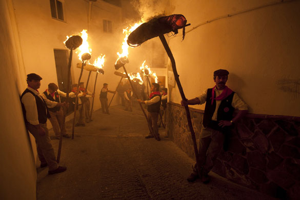 Villagers With Torches