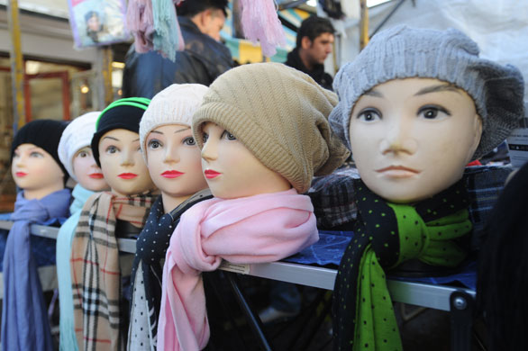 Street markets: Ridley Road market in Dalston, London