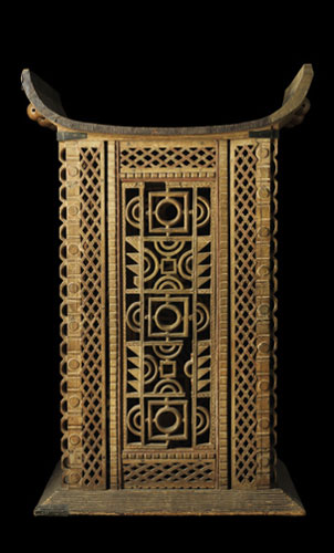 Arstist of Abomey: Trône de Ghézo de la cérémonie de l'ato