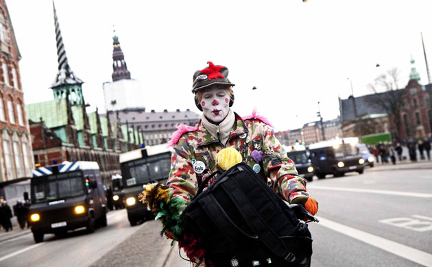 Copenhagen diary: COP15 : An environmental activist clad as a clown 