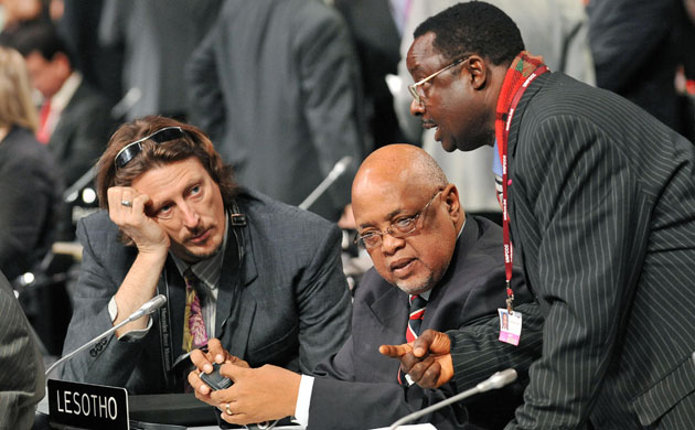 Copenhagen diary: COP15 : Delegation members from Lesotho
