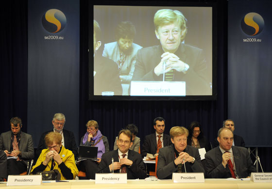 Copenhagen Diary: COP15 : EU Environment Ministers meeting