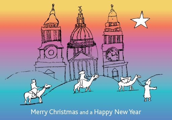 christmas cards: Mayor of London, Boris Johnson's 2009 Christmas card