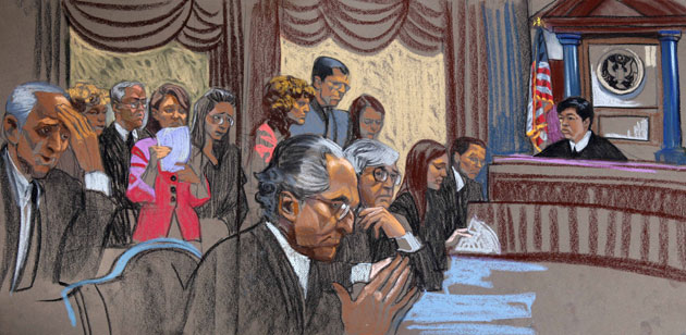 Year in Business: Courtroom sketch of Bernard Madoff