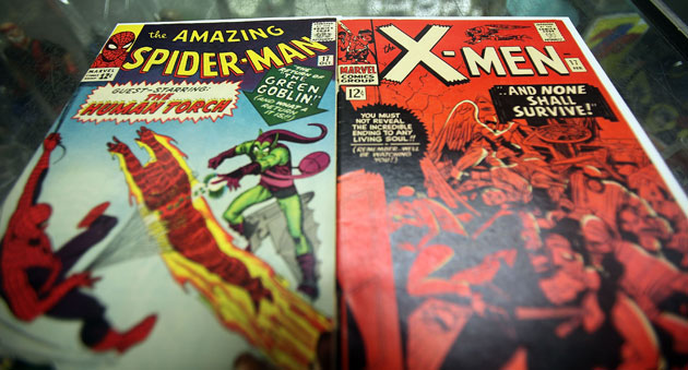 Year in Business: Vintage Spider Man and X-Men Marvel comic books at St Mark's Comics 