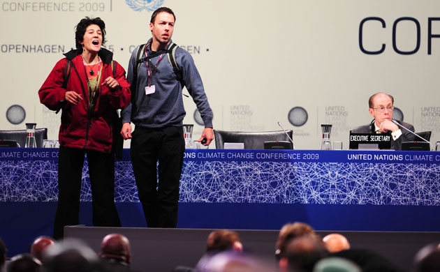 COP15 Reclaim power: COP15 UN Climate Change Conference in Copenhagen, Denmark - 16 Dec 2009