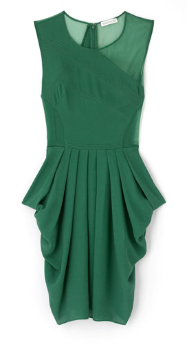 Best partywear: Green dress