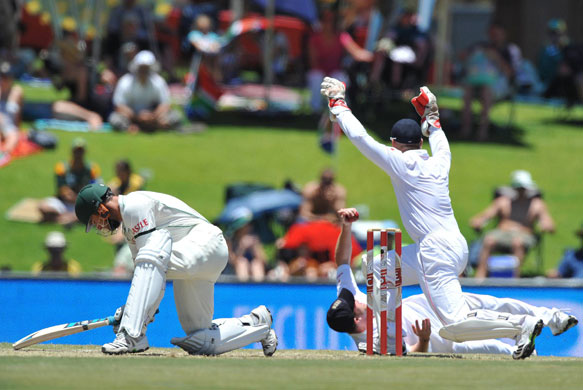 South Africa v England : Boucher given not out 