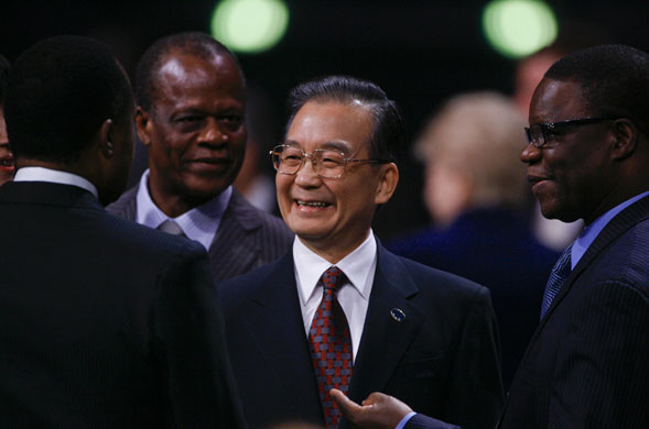 Copenhagen : Wen Jiabao Climate Change Conference 2009 in Copenhagen