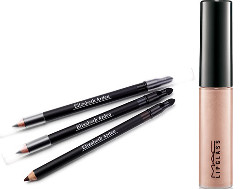 key trends: embellished: eye pencil and lip gloss