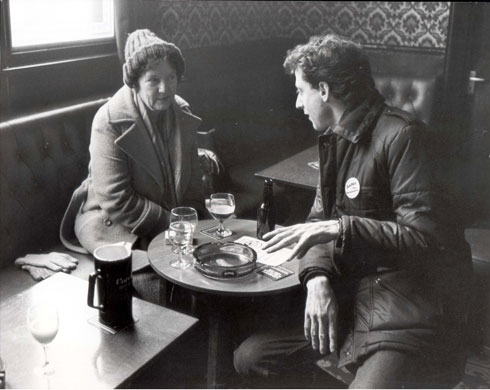 Peter Tatchell: Peter Tatchell in his Bermondsey Constituency in 1983