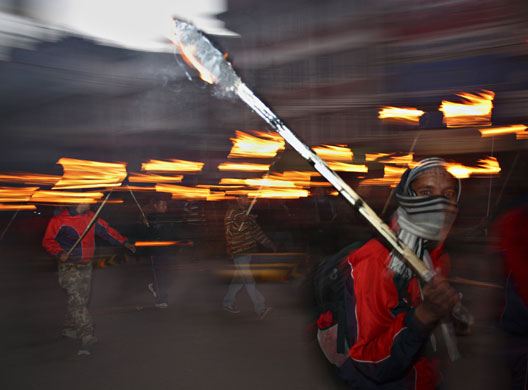 24 hours: general strike in Kathmandu