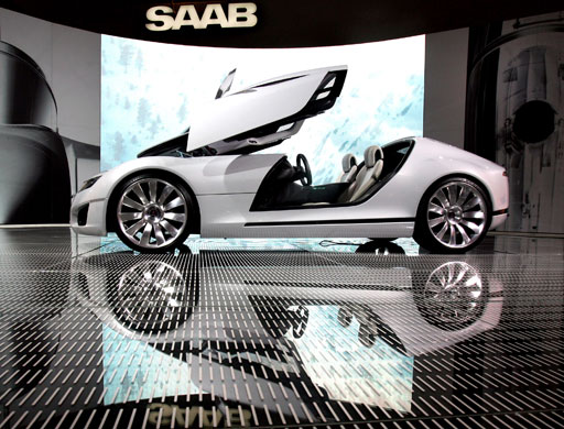 Saab cars: July 2006: The Aero X, a concept car by Saab, is unveiled