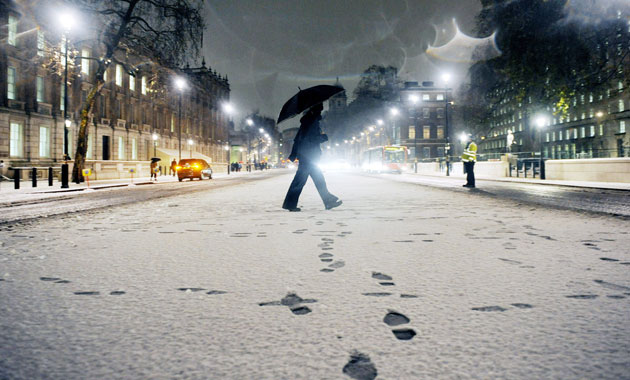 travel chaos: Britain Prepares for more Snow
