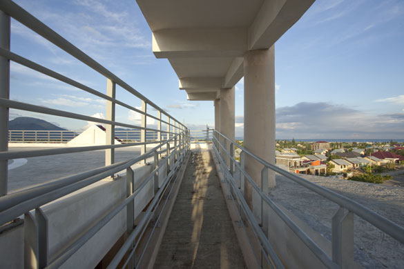 Banda Aceh: The new Tsunami Escape building in Deah Baro village