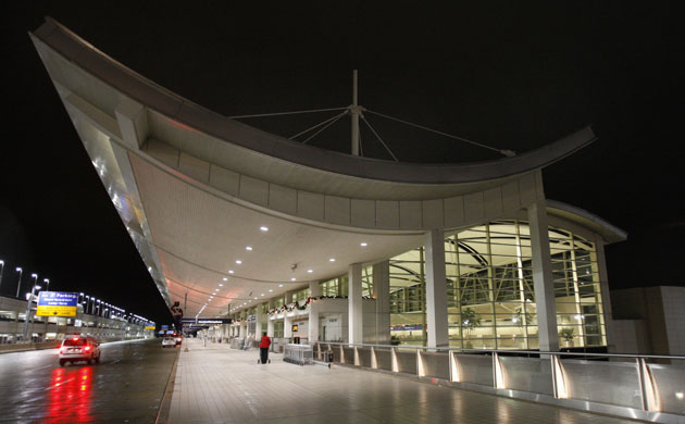 Northwest Airlines: The Detroit metropolitan airport terminal