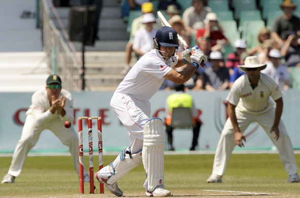 South Africa v England: Alastair Cook : Cricket Second Test, Sahara Stadium, Durban
