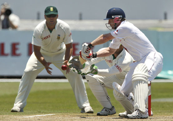 South Africa v England: Paul Collingwood :  Cricket second Test match, Durban
