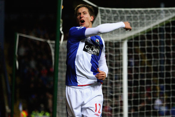 Premier League: Morten Gamst Pedersen of Blackburn