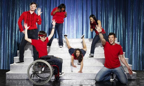 The cast of Glee.