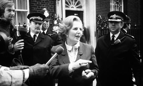 MAGARET THATCHER IN DOWNING STREET