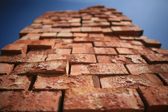 Week in Business: A stock pile of house building bricks sits in a builders yard in Manchester
