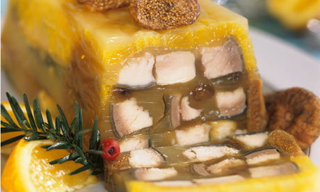 Christmas carp in jelly