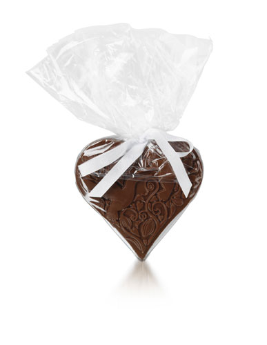 Christmas stockingfillers: Hotel Chocolat engraved milk chocolate heart