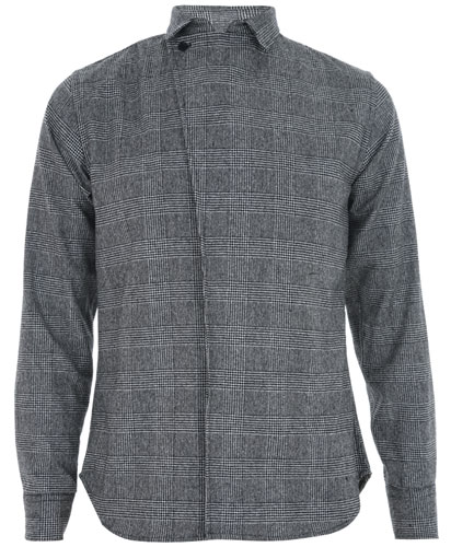 Key trends: grey: Check shirt