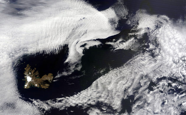 Satellite eye on Earth: The Kerguelen Islands sit in the southern Indian Ocean
