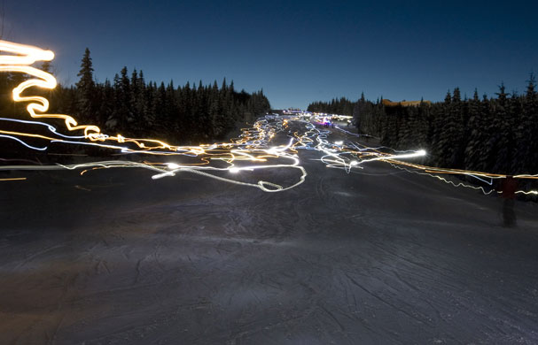 24 hours: annual descente aux flambeaux in Petite-Riviere-Saint-Francois, Quebec