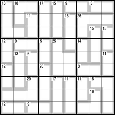 Easy Sudoku Puzzles on Fill The Grid Using The Numbers 1 To 9  Each Number Must Appear Just