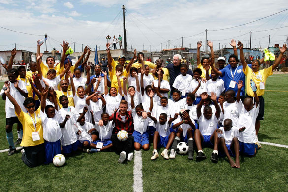 Beckham in South Africa: Everyone enjoyed Beckhams visit