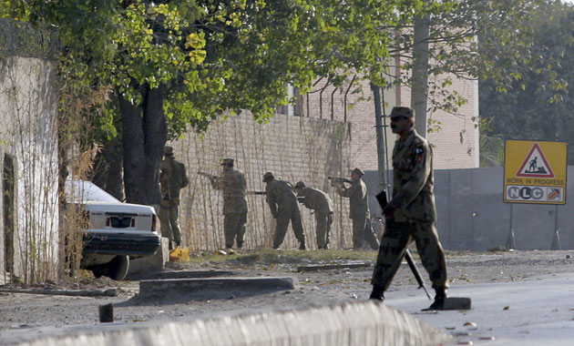 Rawalpindi blasts : Pakistan's Army troops take positions near the site of suicide attack