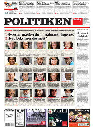 Copenhagen editorials: Politiken, Copenhagen