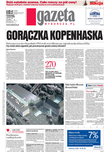 Climate change papers: Gazeta Wyborcza