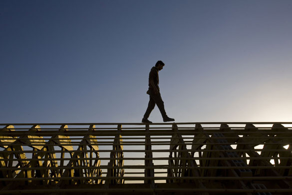 24 hours in pictures: Beitar Ilit, an Israeli settlement in the West Bank 