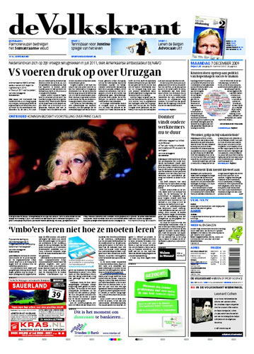 Climate change papers: De Volkskrant, Netherlands