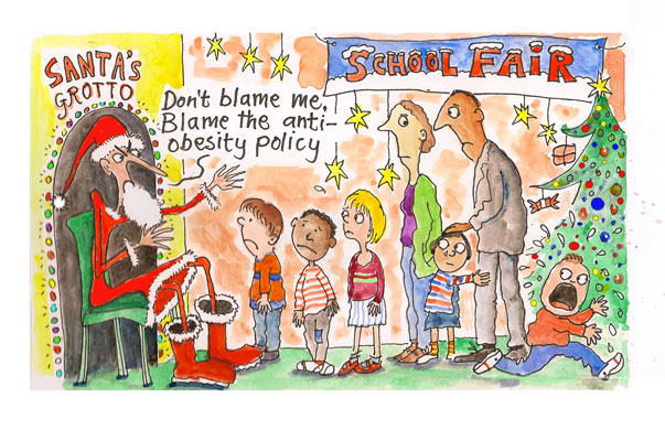 Ros at Christmas: Ros: skinny Santa