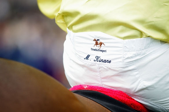 Mick Kinane Life: Mick Kinane's name embroidered on his breeches